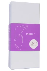 Фиолетовый вибратор Diana - 13,5 см.