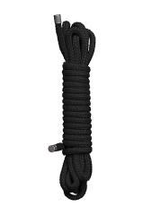 Чёрная веревка для бандажа Japanese rope - 10 м.